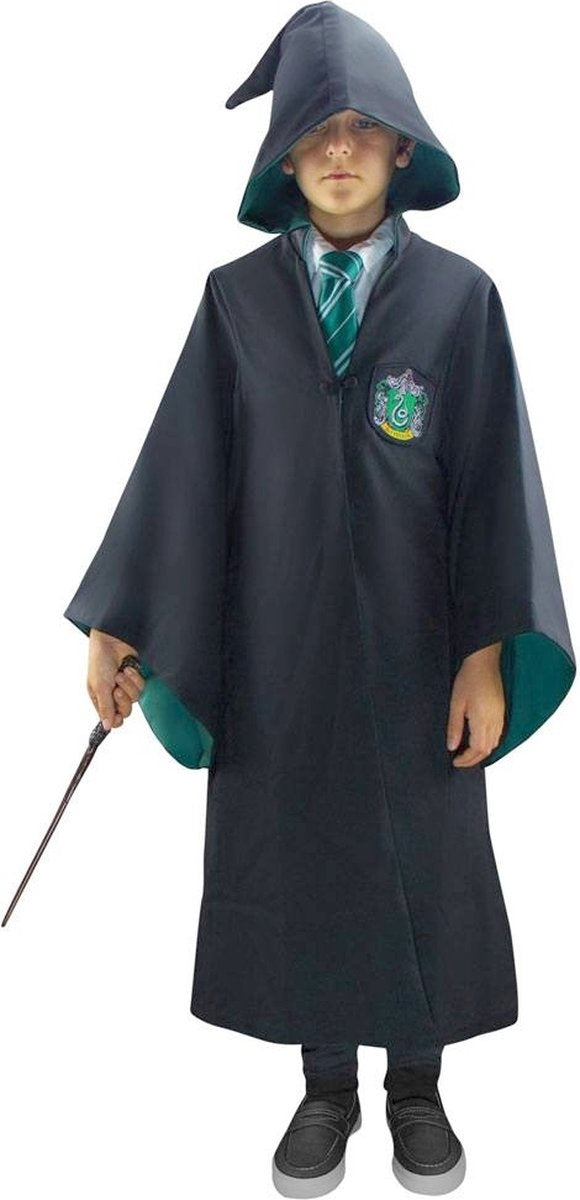 Harry Potter – slytherin wizard robe – zwaderich tovenaar kostuum (kids)