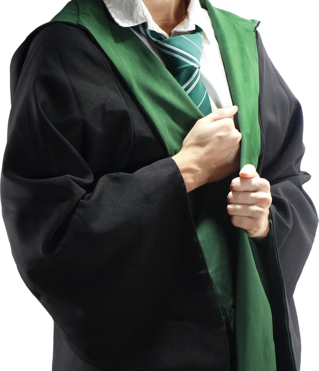 Harry Potter – slytherin wizard robe – zwaderich tovenaar kostuum (kids)