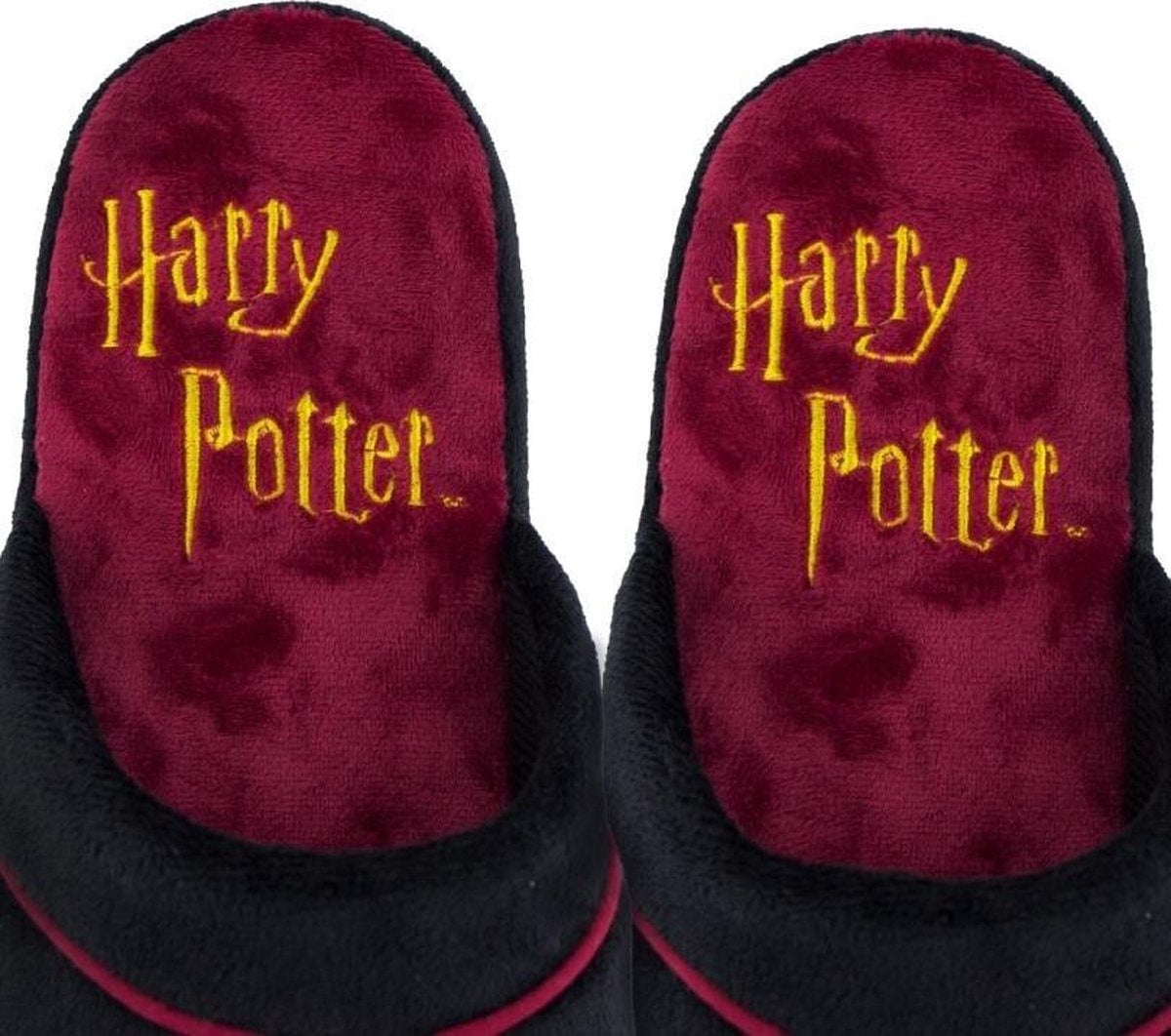 Harry Potter sloffen -m/l- gryffindor zwart/bordeaux rood