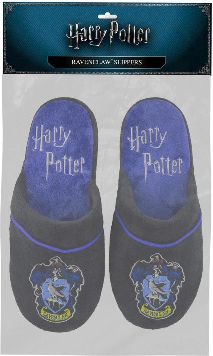 Cinereplicas Harry Potter – ravenclaw sloffen – m/l – zwart/blauw