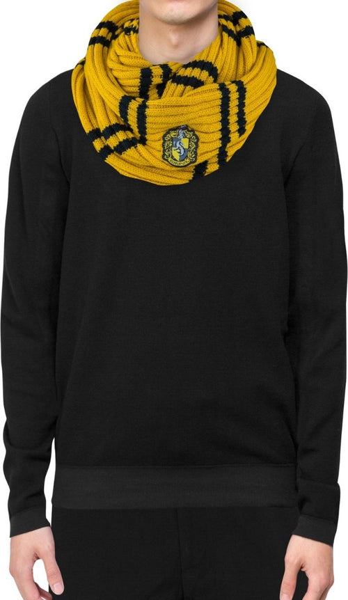 Cinereplicas Harry Potter sjaal infinity hufflepuff geel