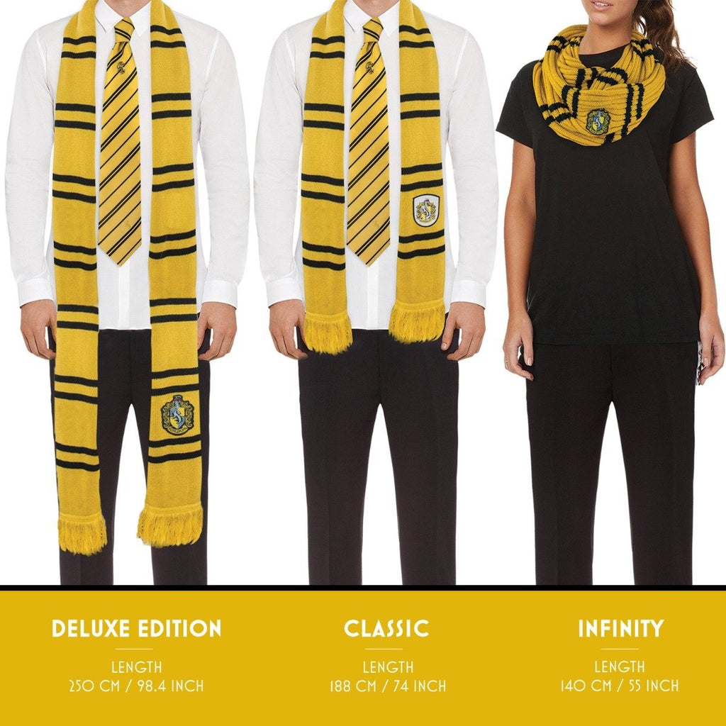 Cinereplicas Harry Potter sjaal infinity hufflepuff geel