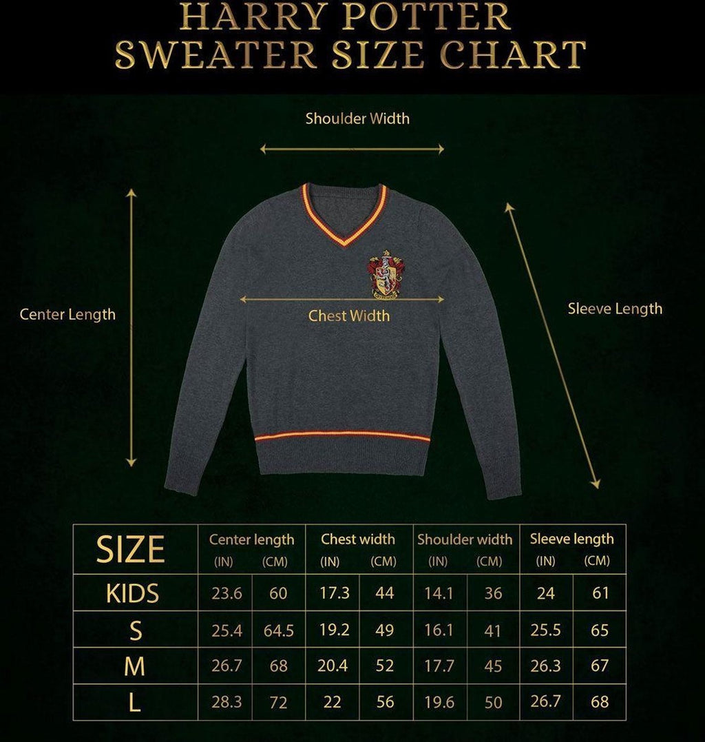 Harry Potter gebreide trui -xs- gryffindor grijs