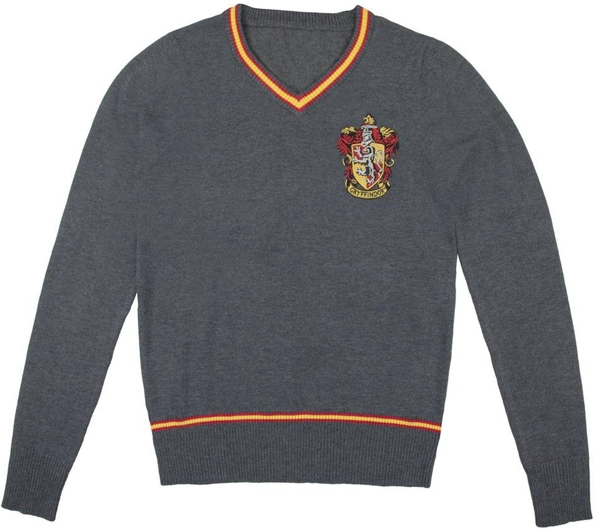 Harry Potter gebreide trui -l- gryffindor grijs