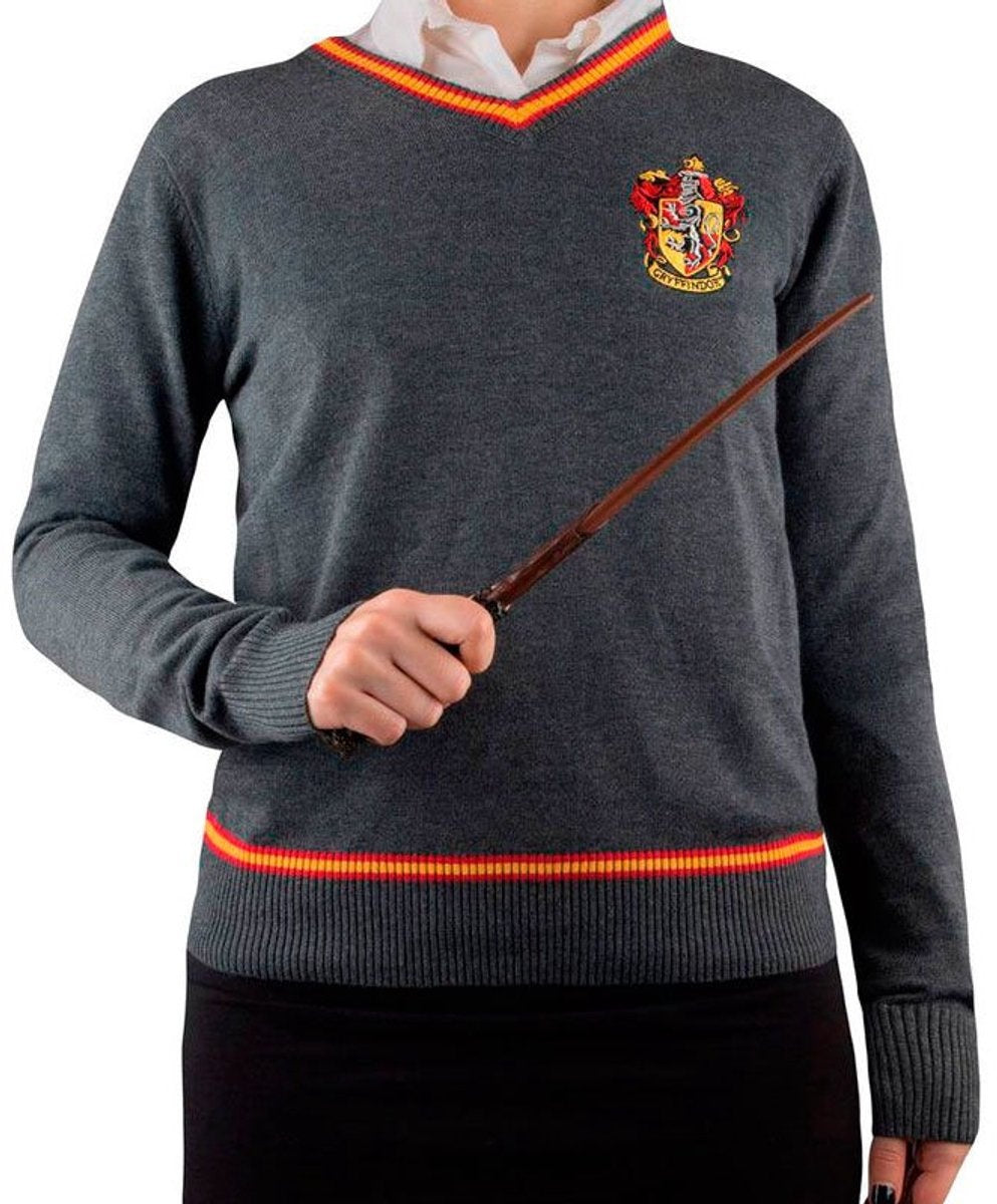 Harry Potter gebreide trui -l- gryffindor grijs