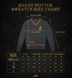 Harry Potter gebreide trui -l- gryffindor grijs