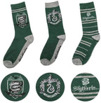 Cinereplicas Harry Potter – slytherin sokken – set van 3 – groen
