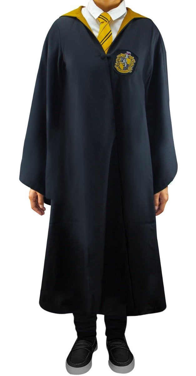 Harry Potter – hufflepuff wizard robe – huffelpuf tovenaar kostuum – XL