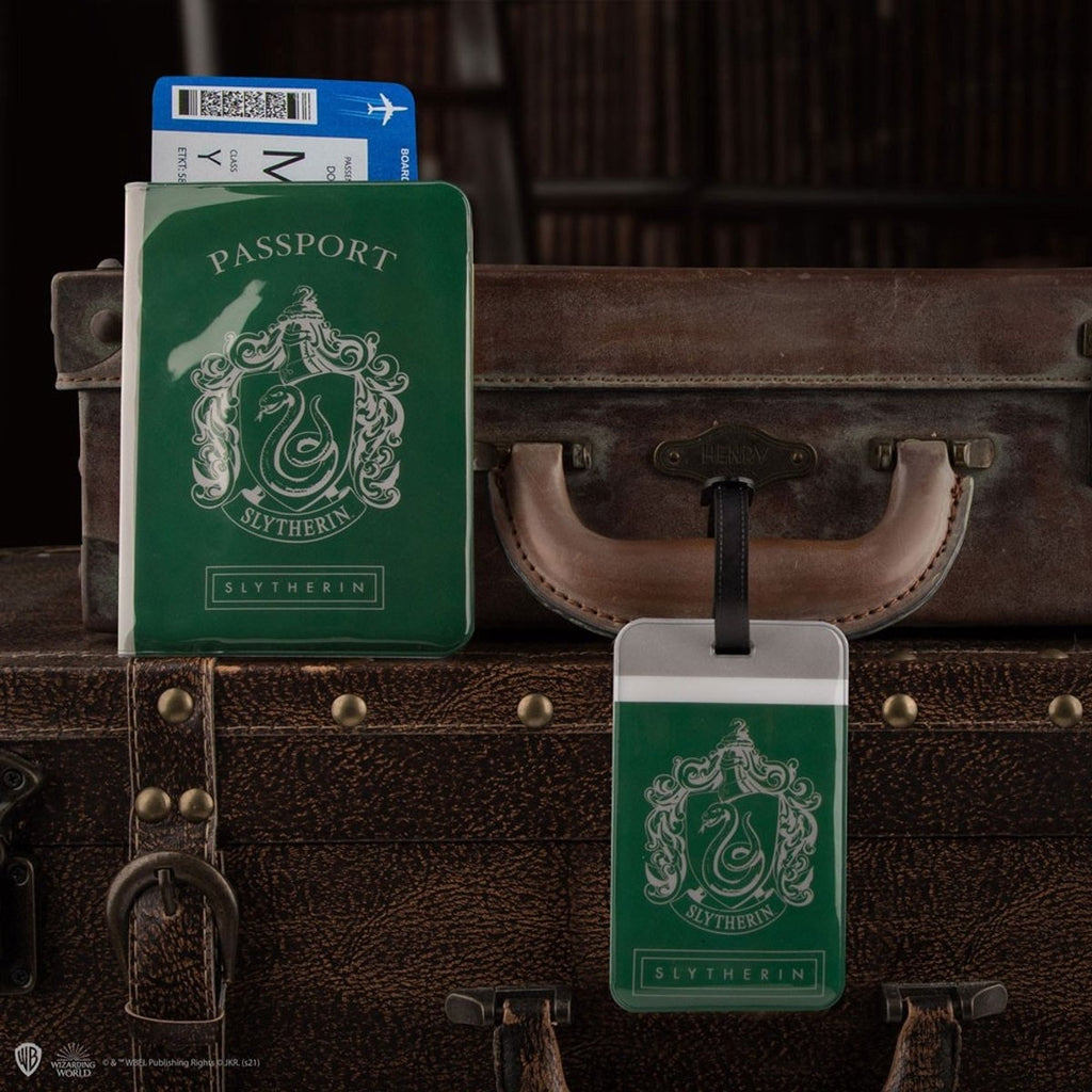 Harry Potter – slytherin tag and passport cover set