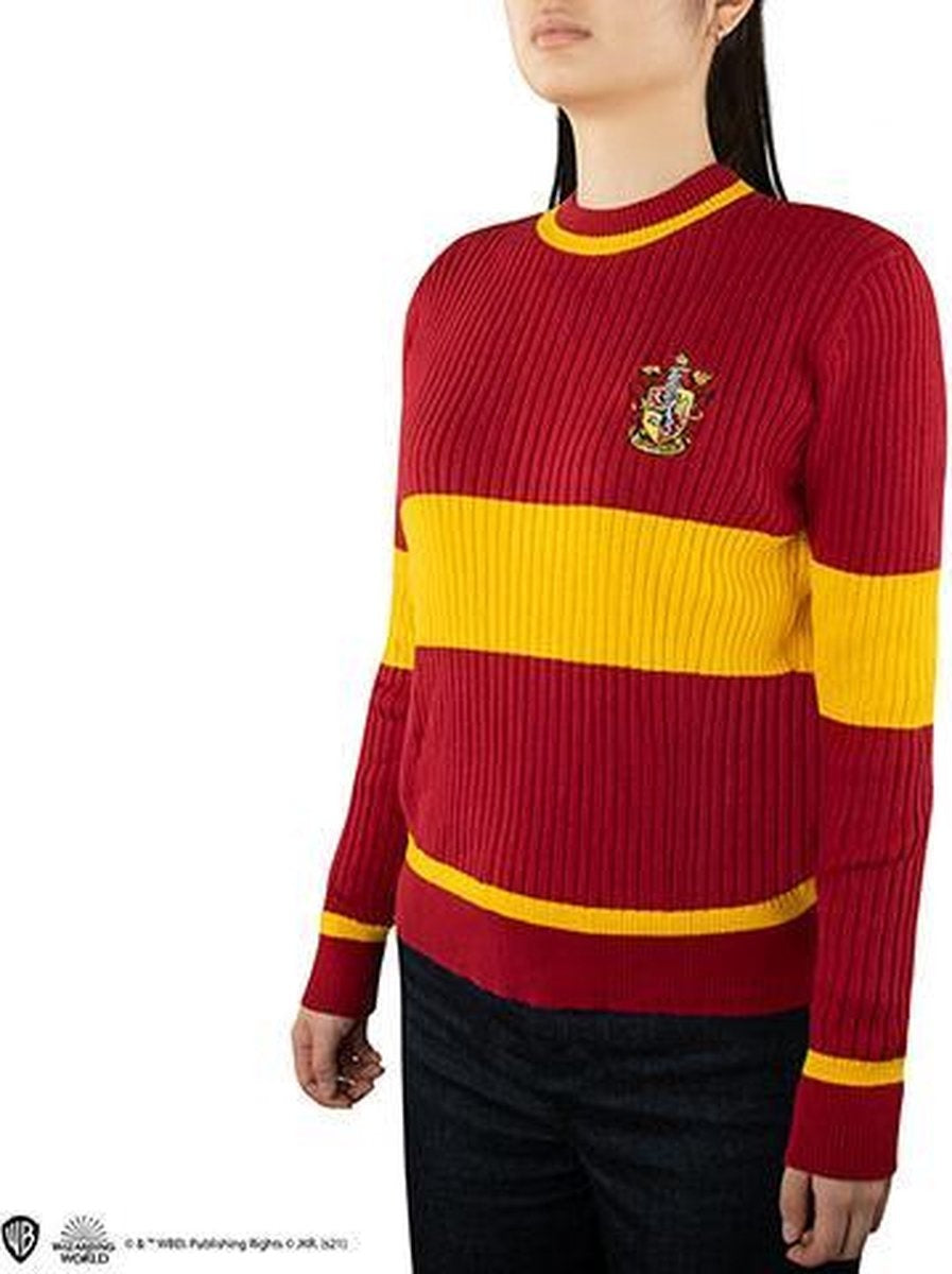 Cinereplicas Harry Potter – gryffindor quidditch sweater – griffoendor zwerkbal trui-l