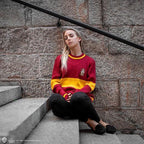 Cinereplicas Harry Potter – gryffindor quidditch sweater – griffoendor zwerkbal trui-l