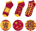 Cinereplicas Harry Potter – gryffindor enkelsokken – set van 3 – rood/geel