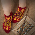 Cinereplicas Harry Potter – gryffindor enkelsokken – set van 3 – rood/geel