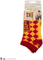 Cinereplicas Harry Potter – gryffindor enkelsokken – set van 3 – rood/geel