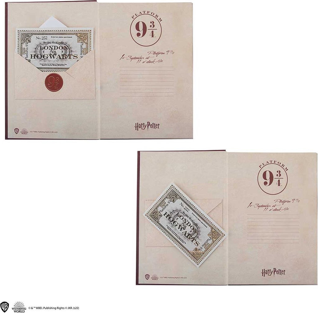 Harry Potter notebook – hogwards express, met boekenlegger & harde kaft (120 pagina's)