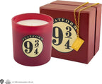 Harry Potter platform 9 3/4 candle with hogwarts express ticket necklace