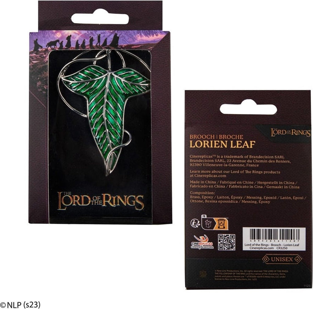 Lord of the rings elven leaf brooch