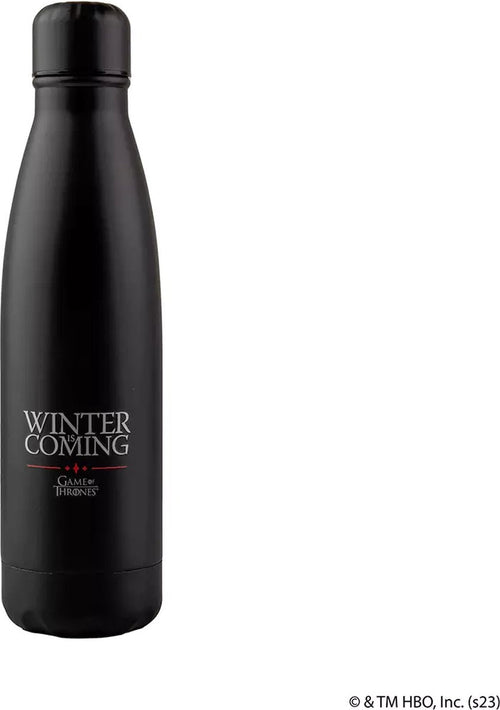Cinereplicas game of thrones – game of thrones thermo house stark waterfles – zwart