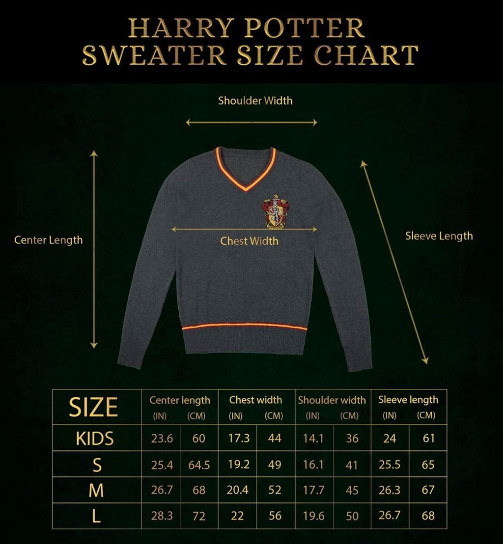 Harry Potter gebreide trui -xl- gryffindor grijs