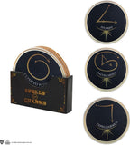 Harry Potter spells & charms set 2 onderzetters (4x)