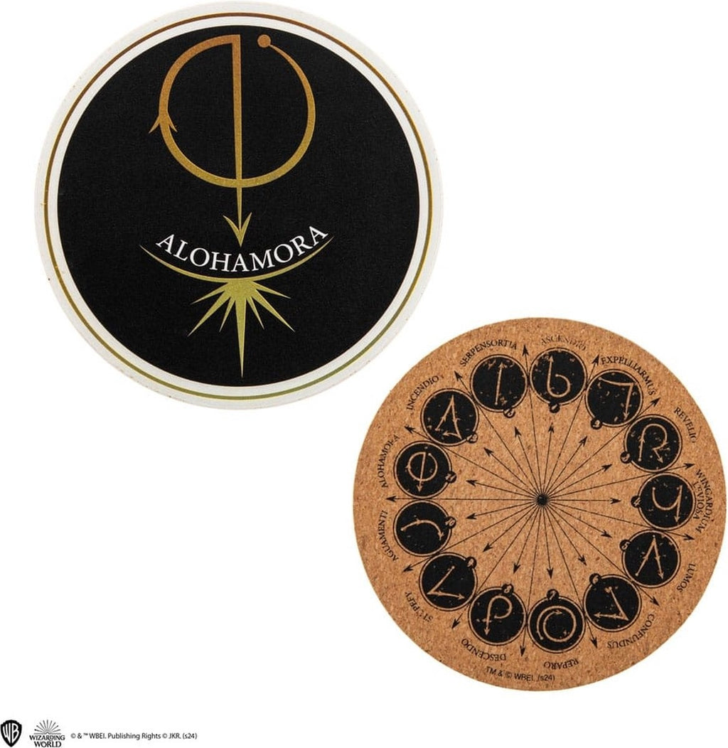 Harry Potter spells & charms set 2 onderzetters (4x)