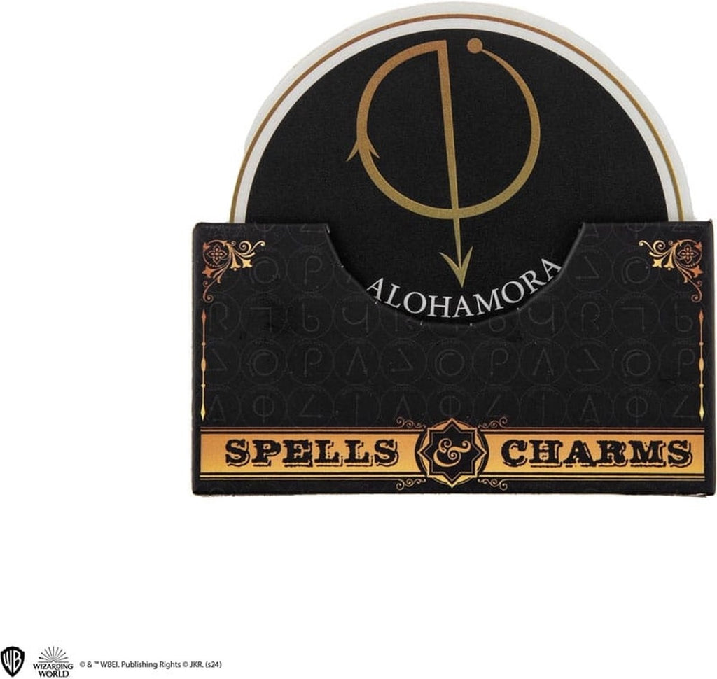 Harry Potter spells & charms set 2 onderzetters (4x)