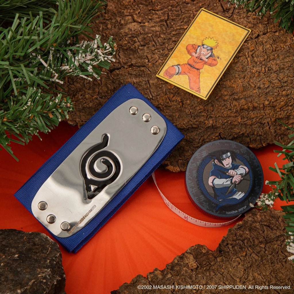 Cinereplicas naruto adventskalender 2025 – met kantoorartikelen en hoofdbeschermers