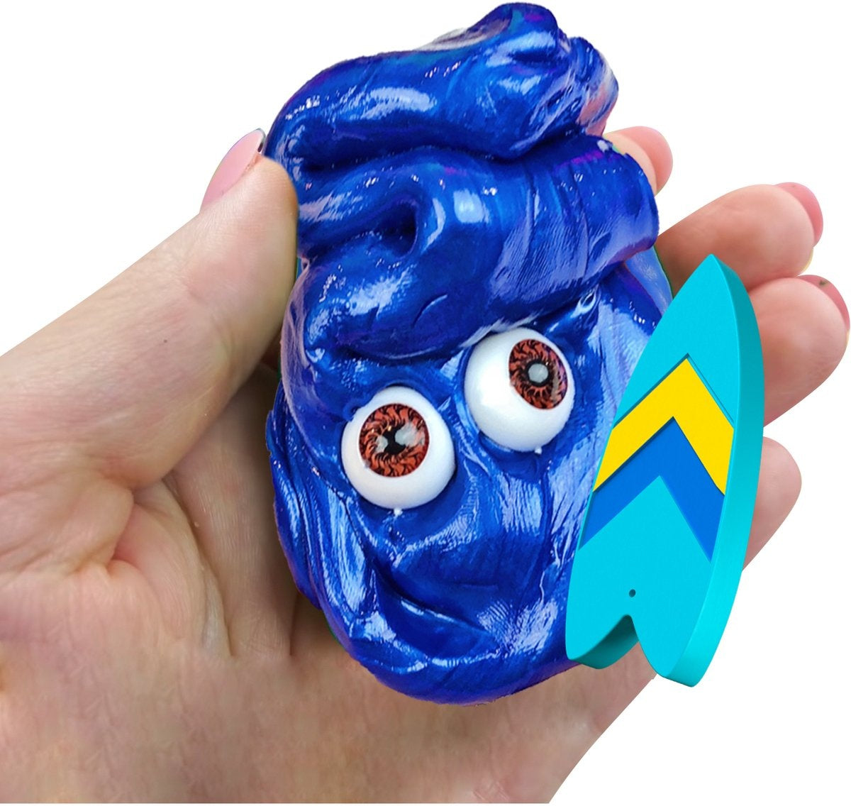 Boti squishy speelgoed doctor squish putty diy – dark blue jetpack.