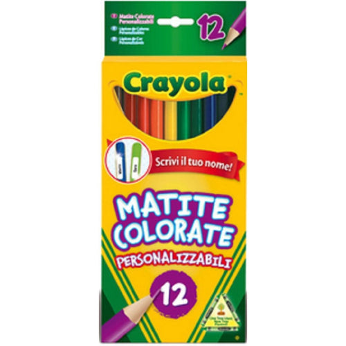 Crayola – 12 kleurpotloden – aanpasbaar – heldere en intense kleuren