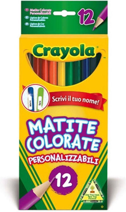 Crayola – 12 kleurpotloden – aanpasbaar – heldere en intense kleuren
