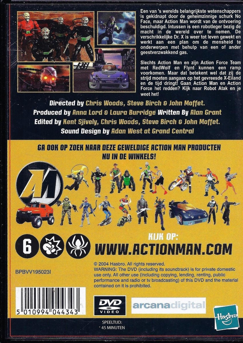 Action man film DVD – robot atak de spannendste missie ooit