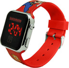 Disney 5-dis031 super mario kinderhorloge met led display voor datum en tijd – rood