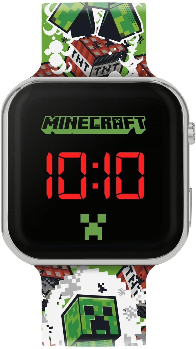 Disney minecraft led horloge