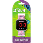 Disney lilo & stitch led horloge