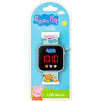 Disney peppa pig led horloge