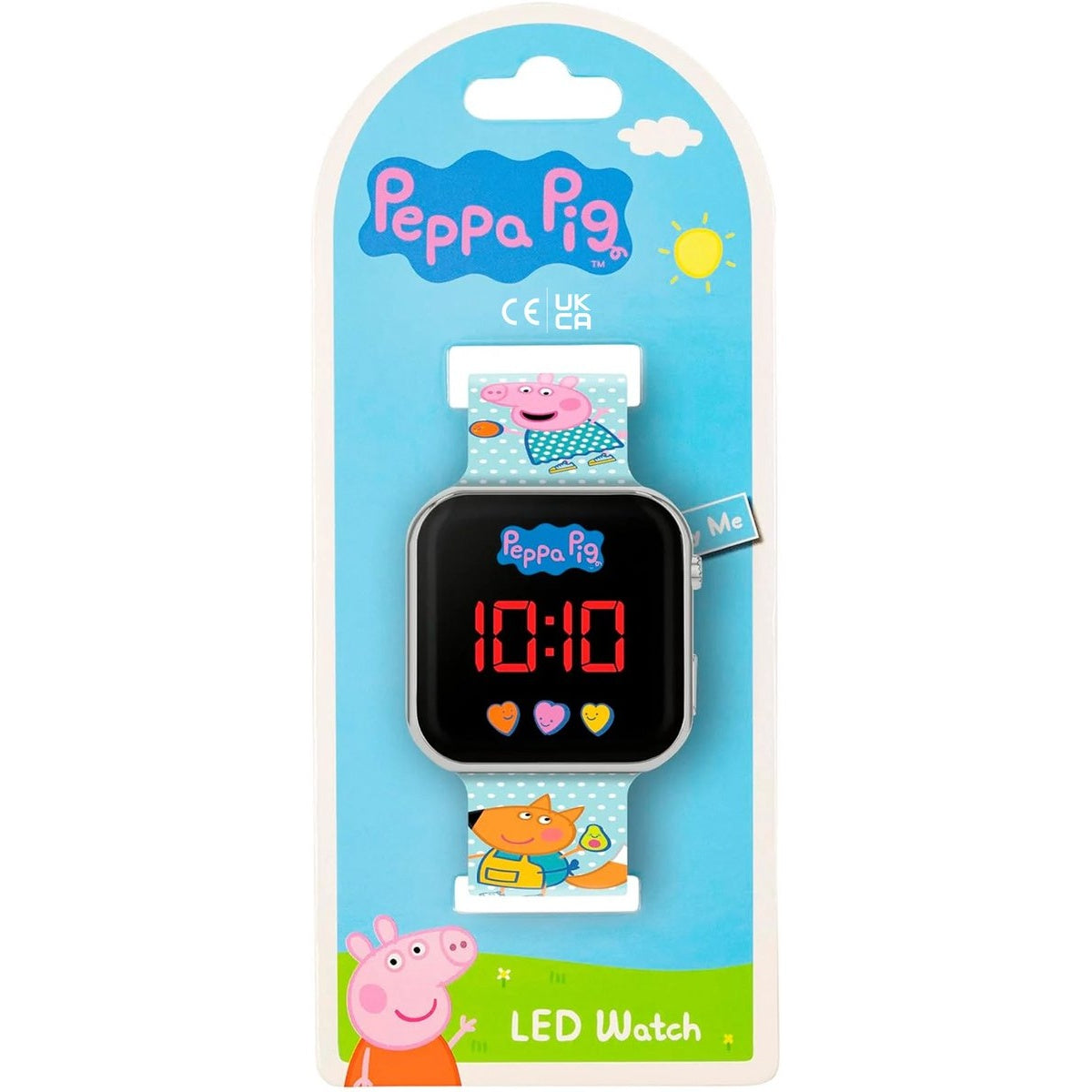Disney peppa pig led horloge