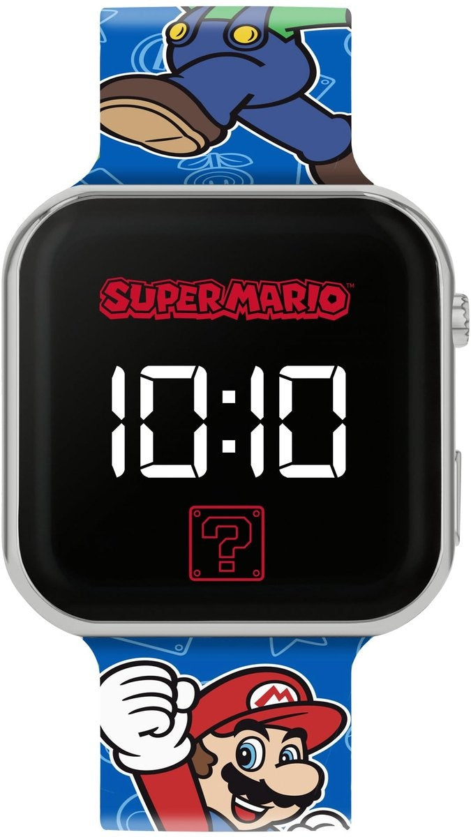 Disney super mario led horloge