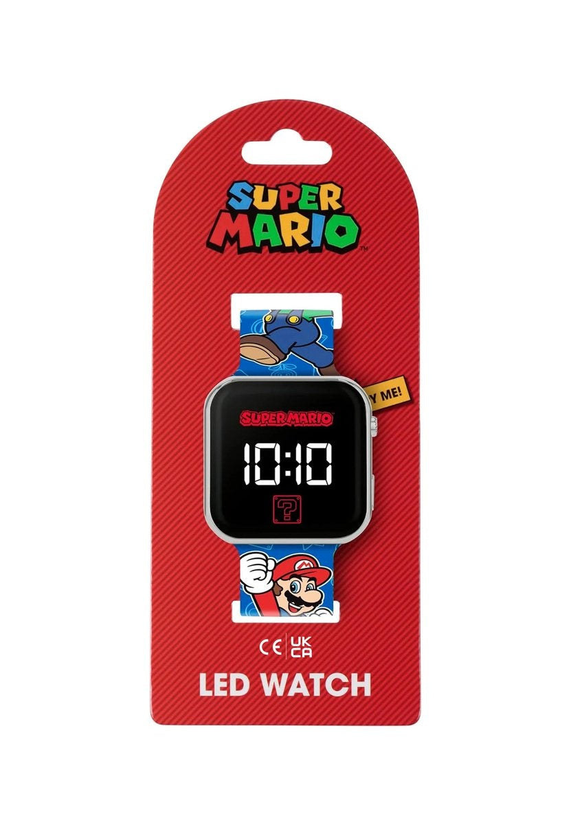 Disney super mario led horloge