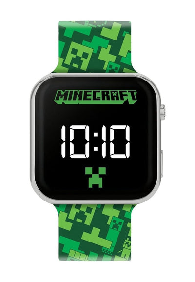 Minecraft casual led-horloge