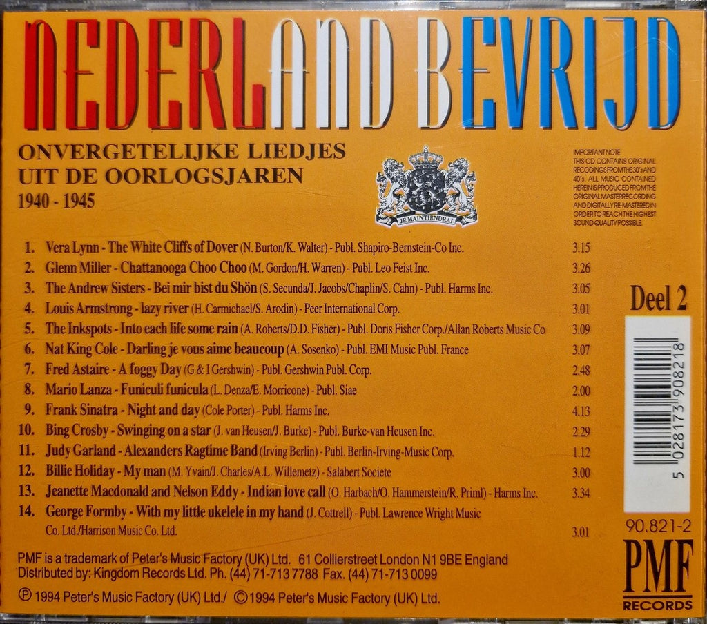 Nederland bevrijd deel 2 – CD