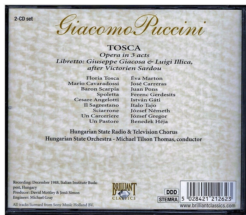 Puccini: tosca – CD