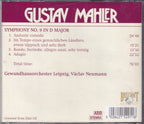 Gustav mahler: symphony no. 9 in d major – CD