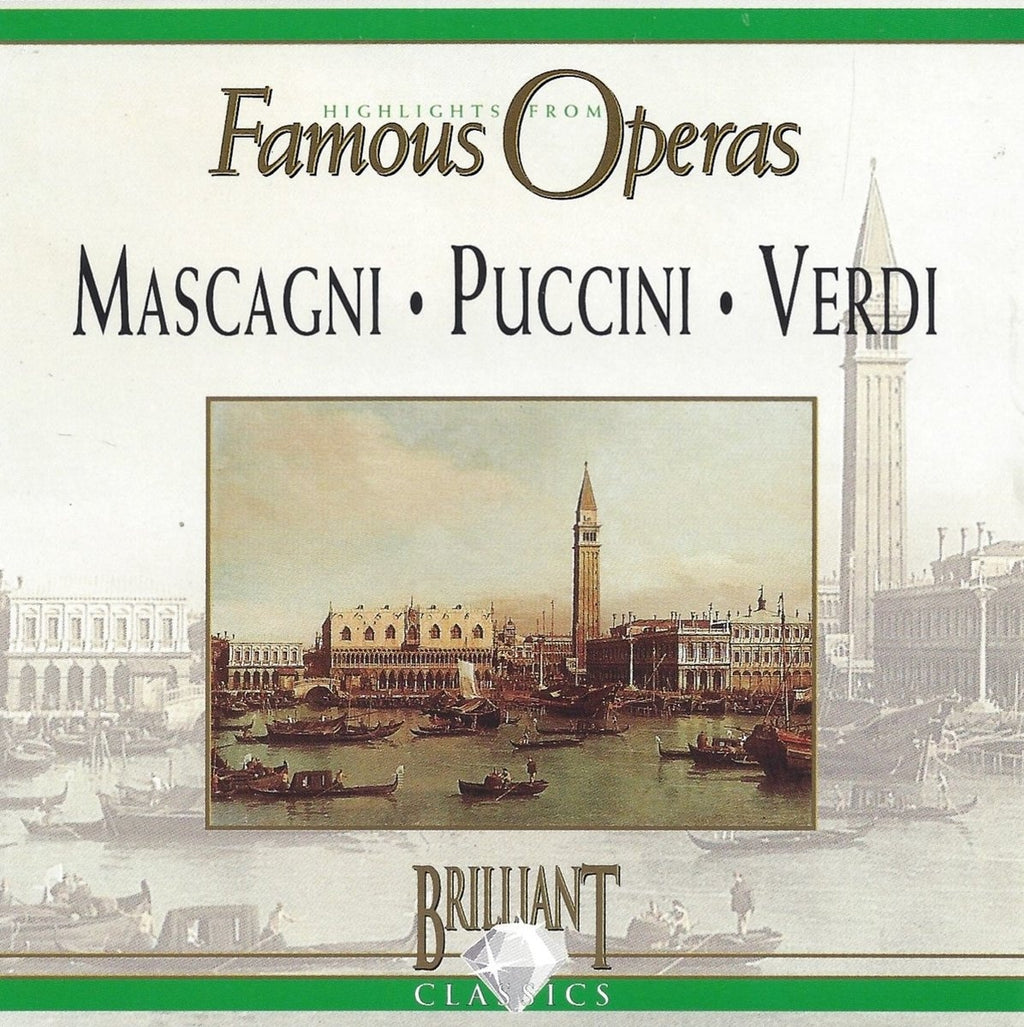 Mascagni – puccini – verdi – highlights from famous operas – CD