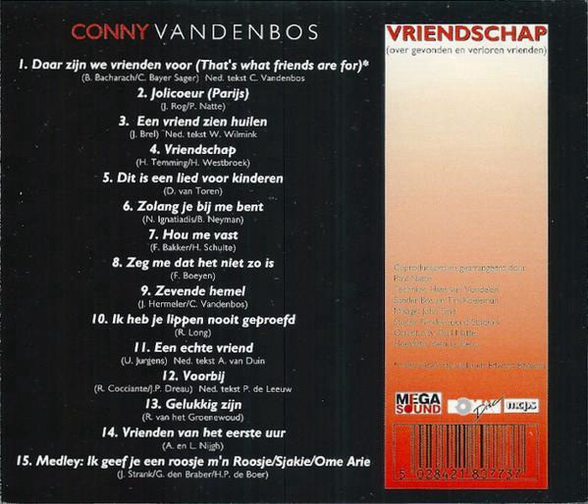 Vriendschap – CD