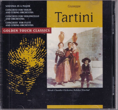 Sinfonias en concertos – giuseppe tartini, golden touch classics – jozef kopelman, bohdan warchal, jozef podhoransky, milan jurkovic, slovak chamber orchestra o.l.v. bohdan warchal
