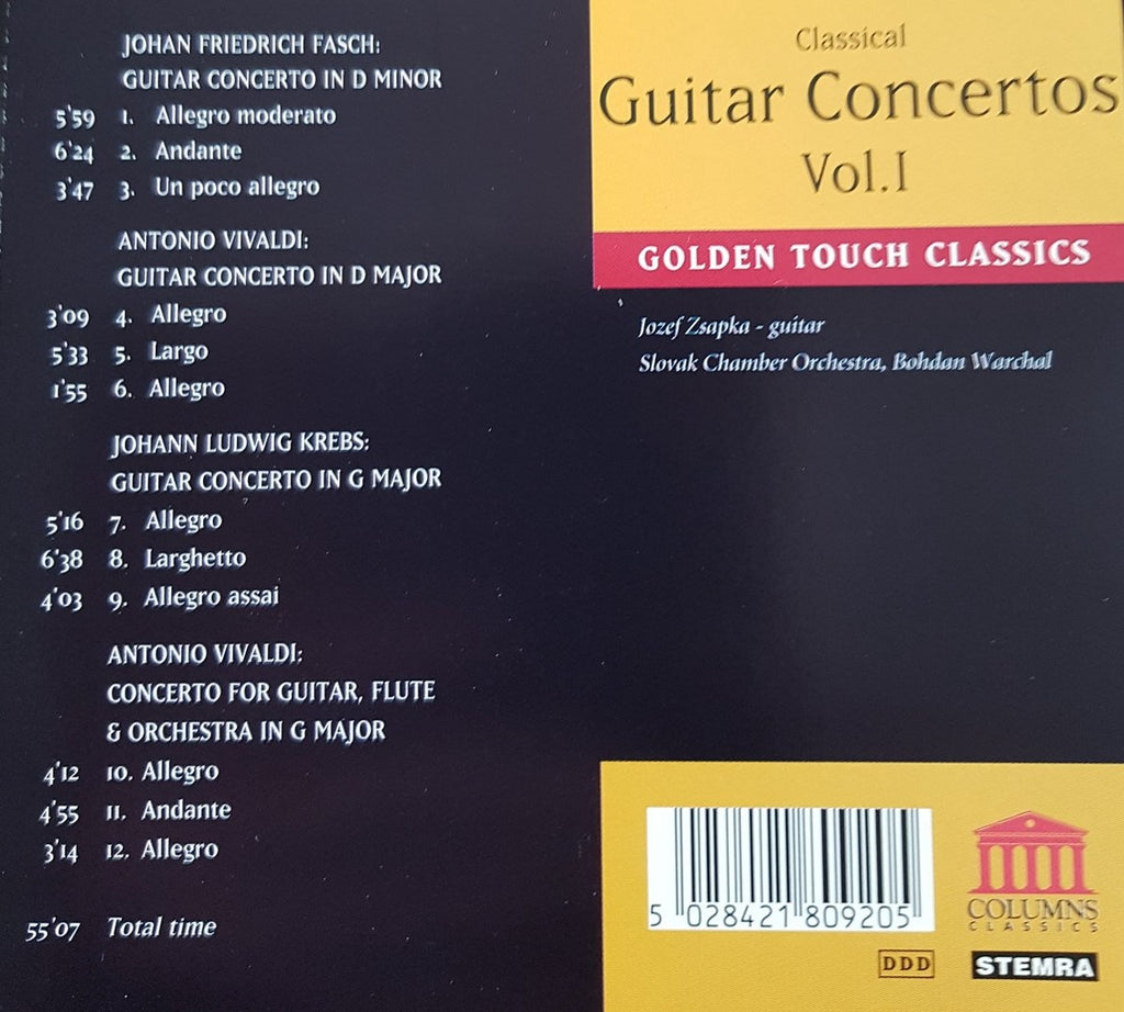 Classical guitar concertos vol i – CD