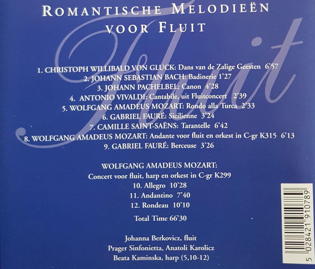 Romantische melodieén voor fluit – CD