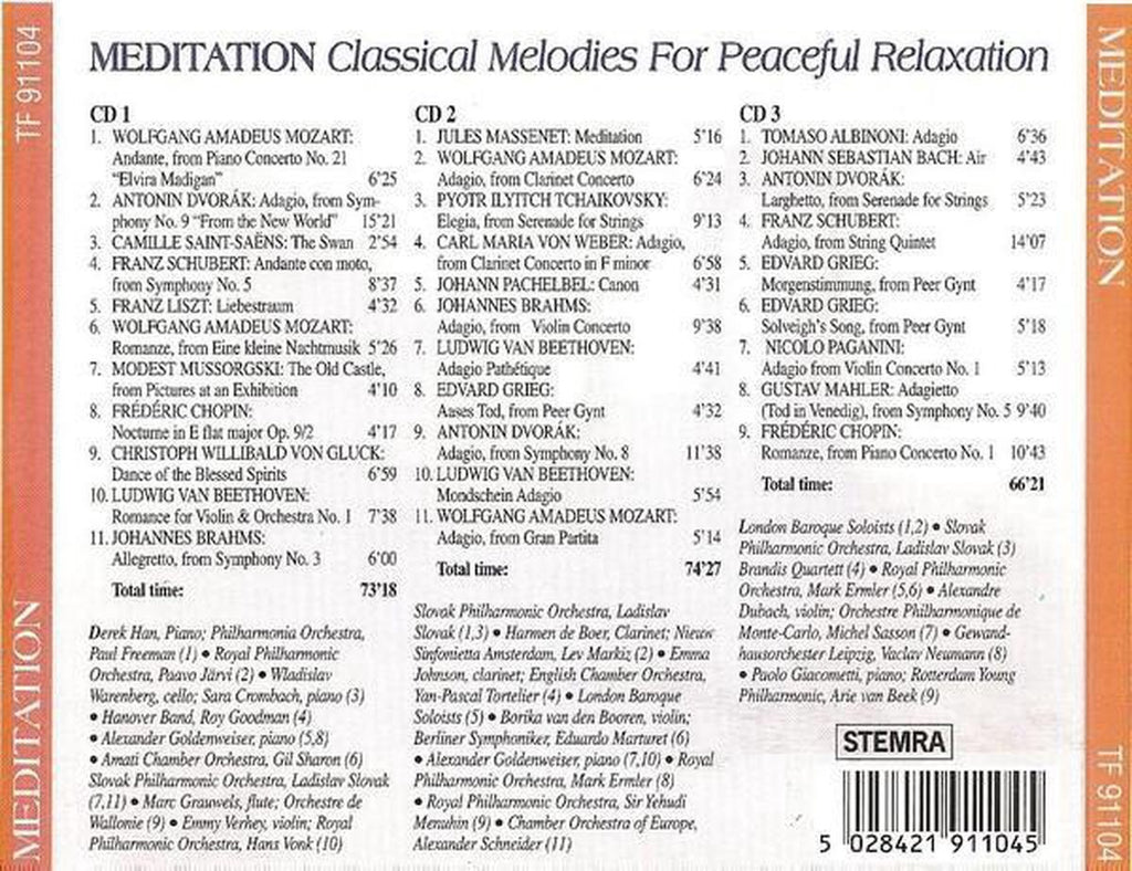 Meditation – classical melodies .. – CD