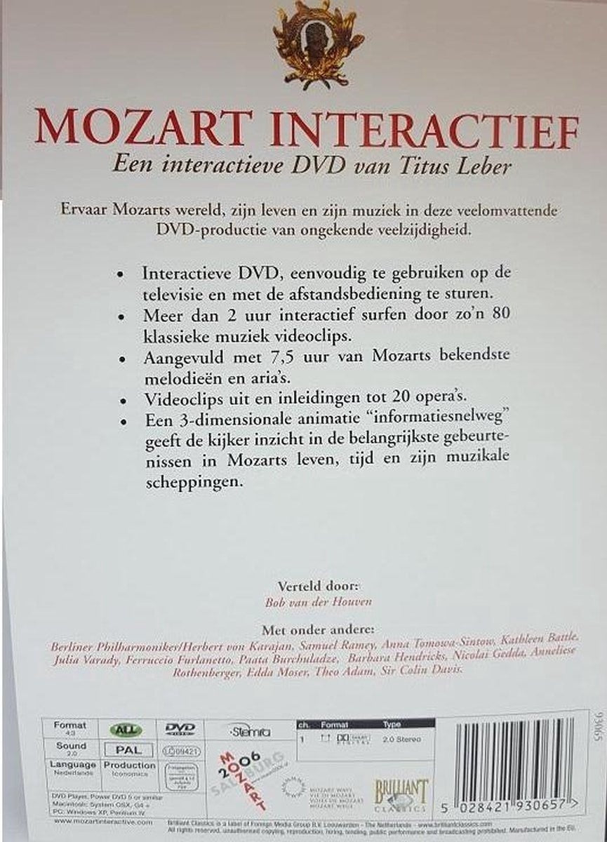 Mozart interactief – DVD