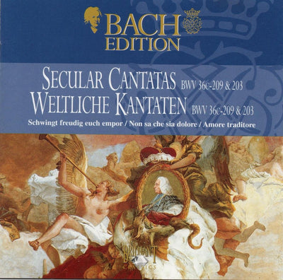 Bach edition – secular cantatas bwv 36c – 209 & 203 – CD